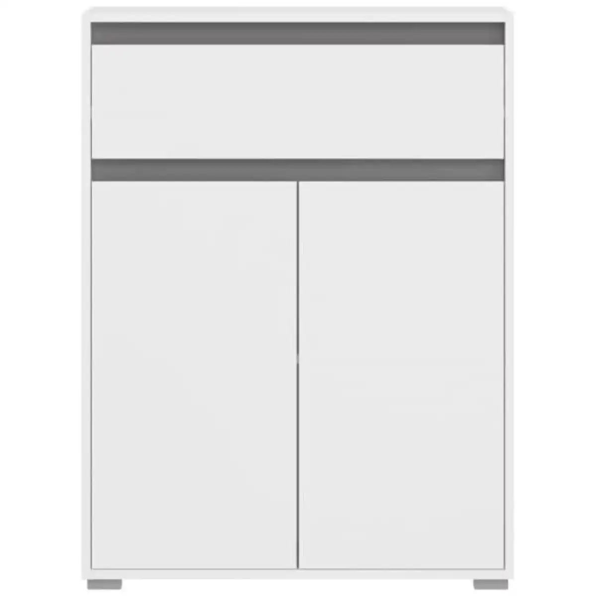 Bild 1 von Schuhschrank Torino 76 x 102 cm weiß/grau