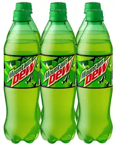 MOUNTAIN DEW Erfrischungsgetränk, Packg. 6 x 0,5-l-PET-Fl.