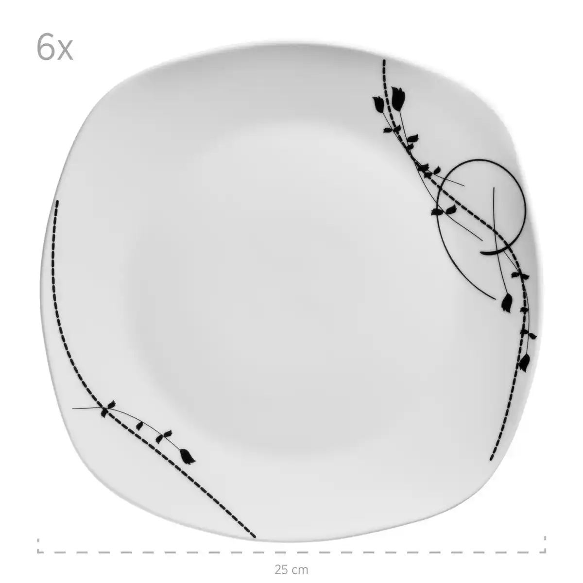Bild 4 von Serie Londra, Tellerset 18 teilig für 6 Personen