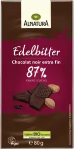 Alnatura Bio Edelbitter Schokolade, 80 g