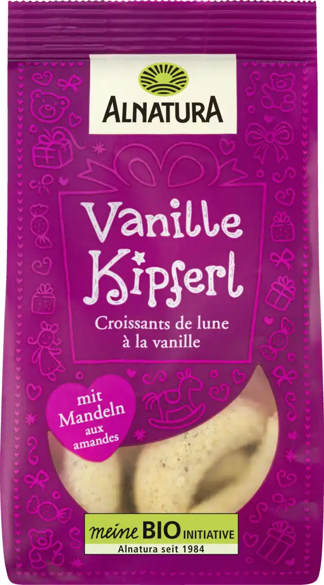 Bild 1 von Alnatura Bio Vanille Kipferl, 125 g