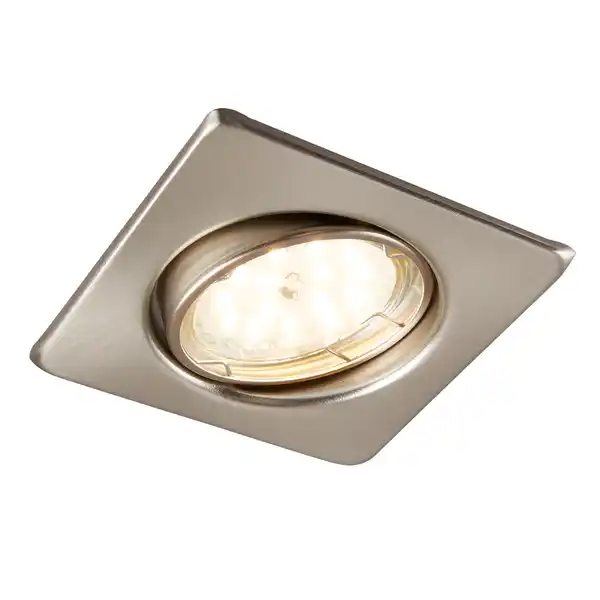 Bild 1 von toom LED-Einbauleuchte matt-nickel 350 lm Komplett-Set, 3 Stück