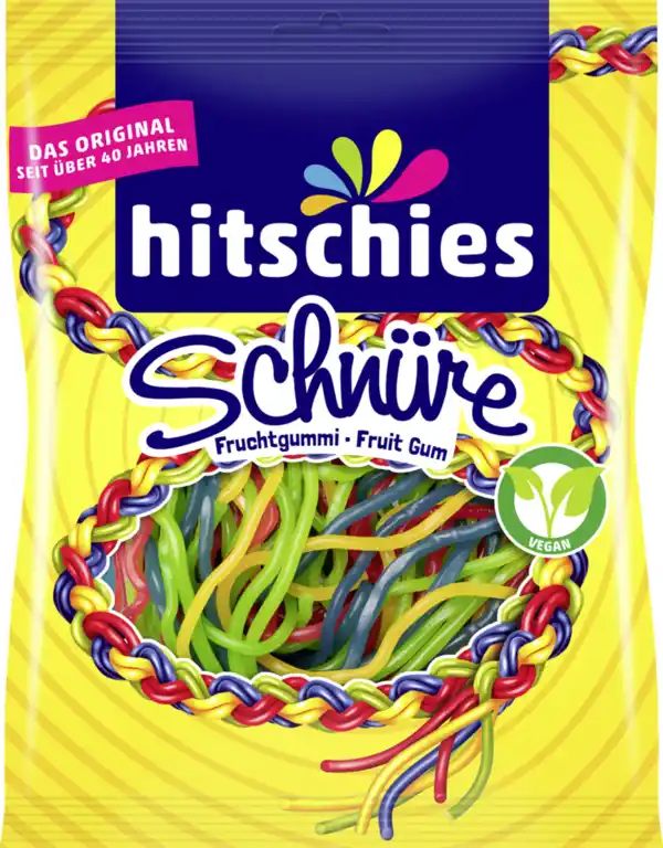 Bild 1 von hitschies Schnüre Fruchtgummi, 125 g