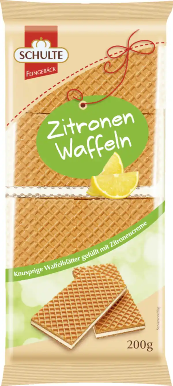 Bild 1 von Schulte Zitronen Waffeln, 200 g