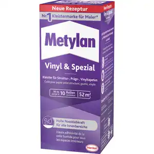 Metylan Tapetenkleister 'Vinyl & Spezial' transparent 360 g