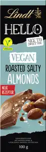 Lindt HELLO Vegan Roasted Salty Almonds Tafel, 100 g