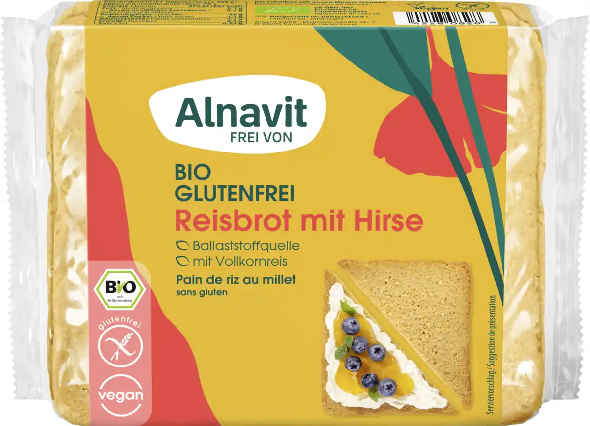 Bild 2 von Alnavit Bio Reisbrot, 375 g
