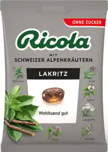 Ricola Lakritz Kräuterbonbon, 75 g