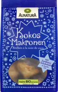 Alnatura Bio Kokosmakronen mit Zartbitter, 100 g