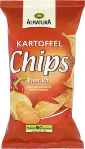 Alnatura Bio Kartoffelchips Paprika, 125 g