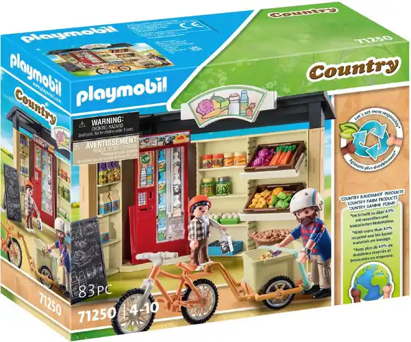 Bild 1 von Playmobil® Konstruktions-Spielset 24-Stunden-Hofladen (71250), Country, teilweise aus recyceltem Material; Made in Germany