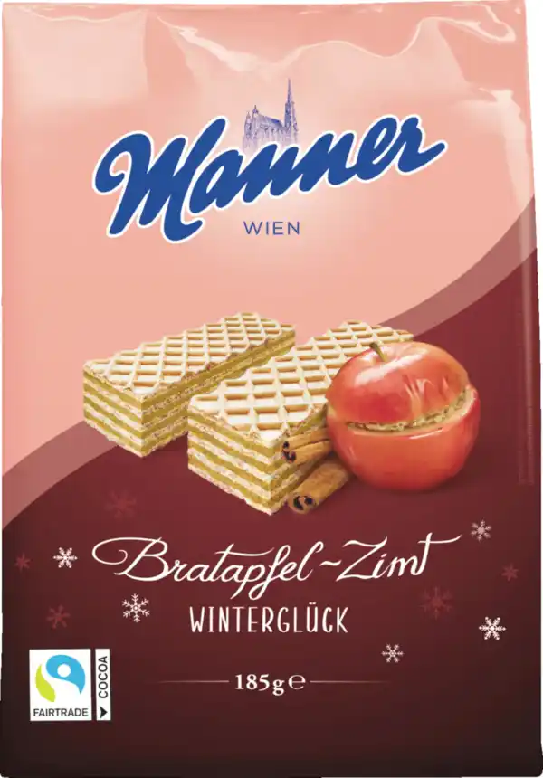 Bild 1 von Manner Bratapfel-Zimt Winterglück, 185 g