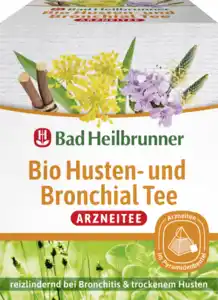 Bad Heilbrunner Bio Husten- & Bronchial Tee, 24 g