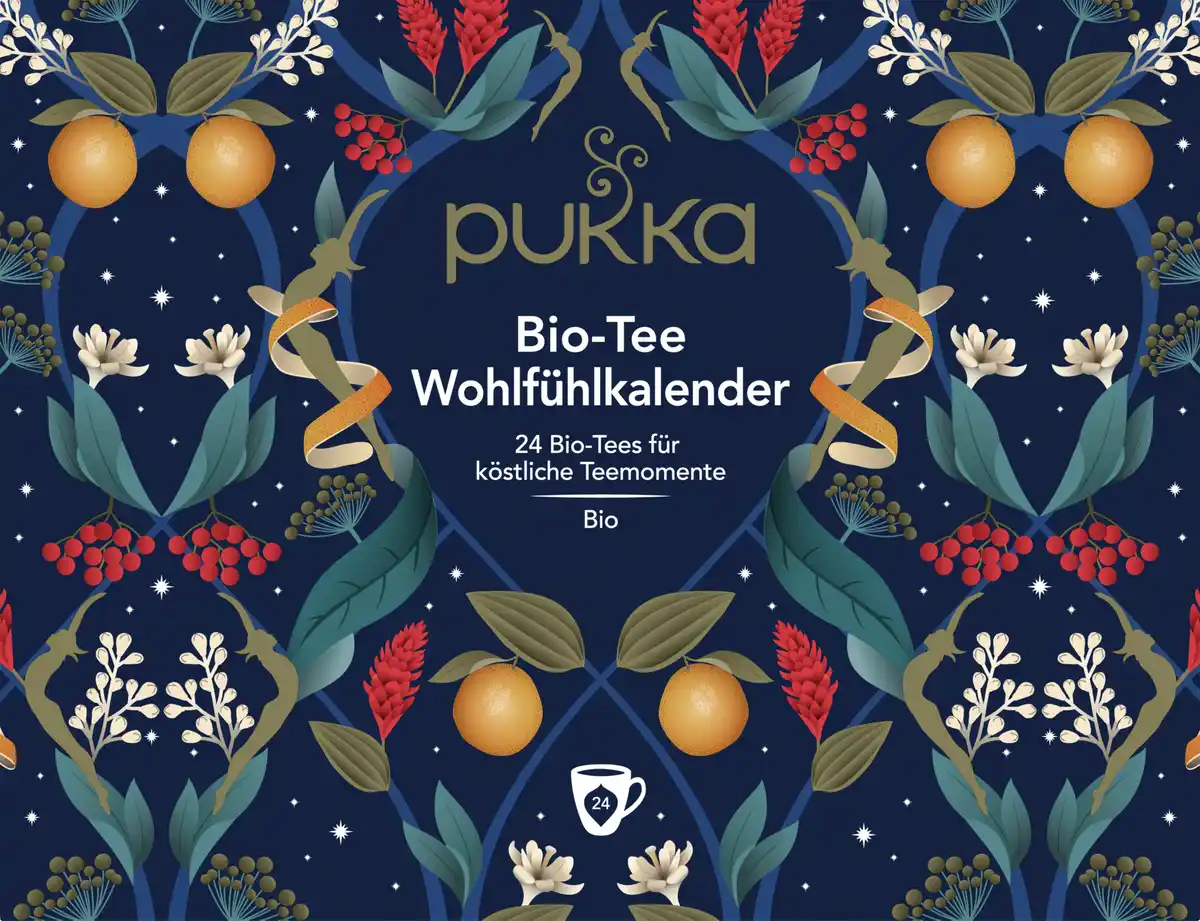 Bild 1 von Pukka Bio-Tee Wohlfühlkalender 2024, 42 g