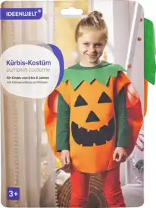 IDEENWELT Halloween Kostüm Kürbis