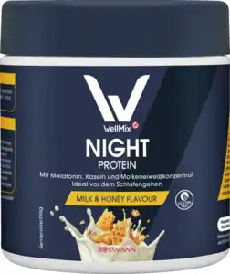 WellMix Night Protein Milk & Honey Flavour, 300 g