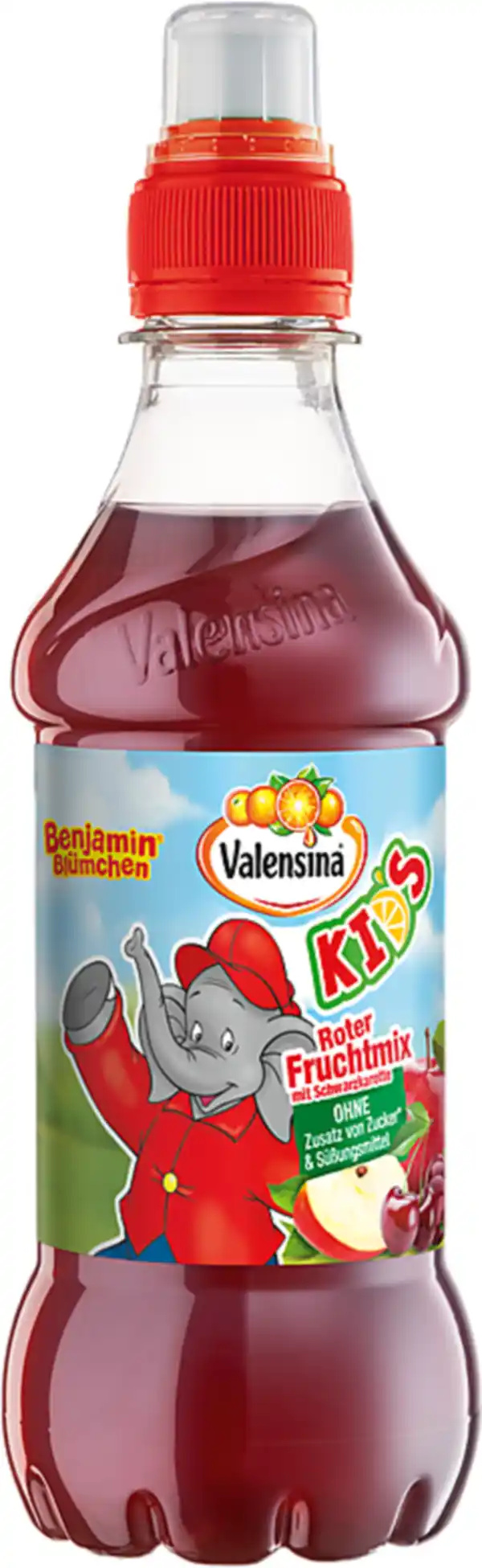 Bild 1 von Valensina Saft Benjamin Blümchen Roter Fruchtmix, 330 ml