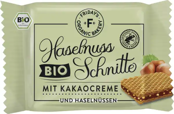 Bild 1 von Friday's Bio Haselnuss Schnitte, 20,8 g