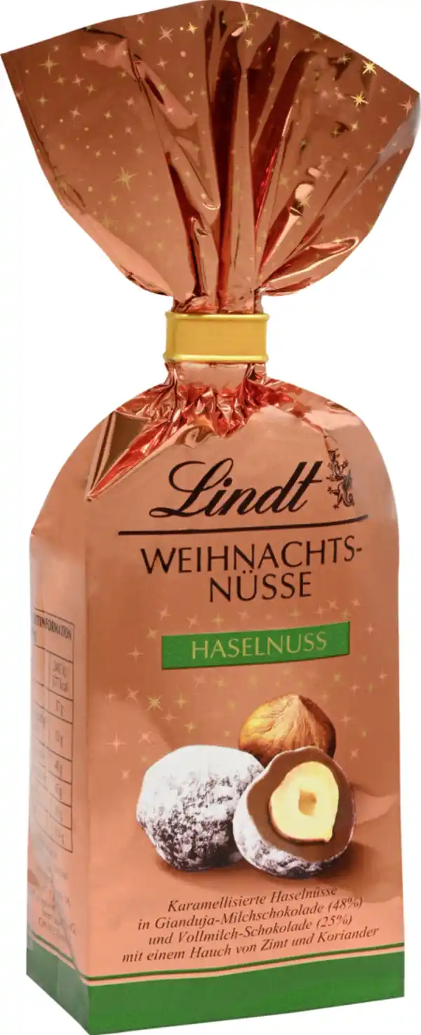 Bild 1 von Lindt Weihnachtsnüsse Haselnuss, 100 g