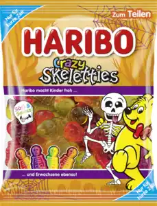 Haribo Crazy Skeletties, 160 g