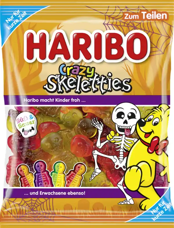 Bild 1 von Haribo Crazy Skeletties, 160 g