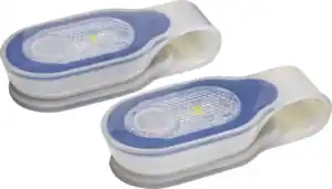 IDEENWELT LED-Magnetlichter 2er-Set blau