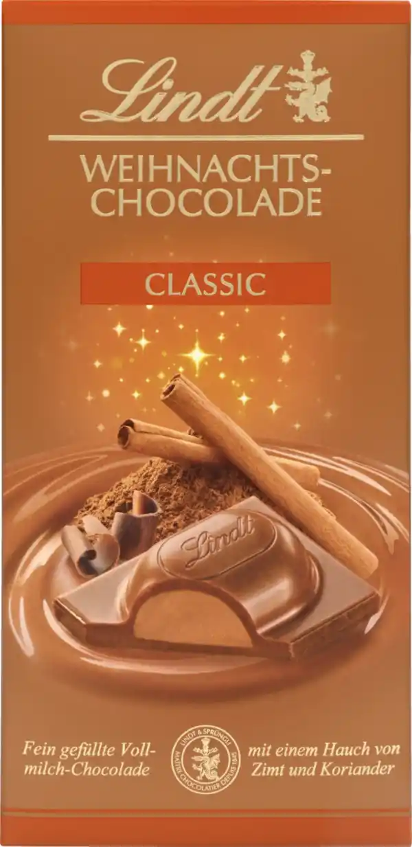 Bild 1 von Lindt Weihnachtschokolade Classic, 100 g