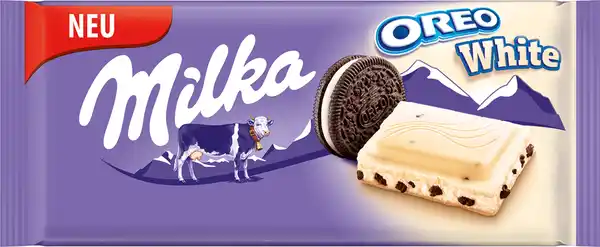 Bild 1 von Milka Oreo White Schokolade, 100 g