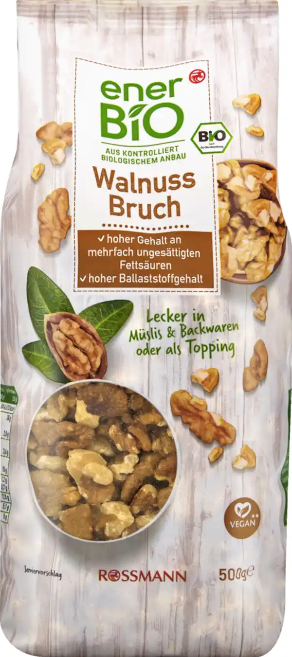 Bild 1 von enerBiO Walnussbruch, 500 g