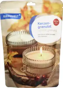 IDEENWELT Kerzengranulat Duft Apfel-Zimt, 400 g