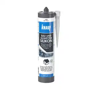 Knauf Bau- und Allwetter Silikon weiß 300 ml