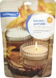 IDEENWELT Kerzengranulat Duft Vanille, 400 g