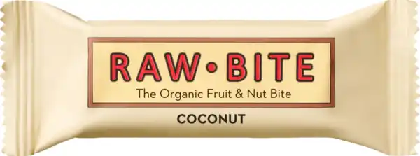 Bild 1 von RAWBITE Bio Frucht-Nuss-Riegel Coconut, 50 g