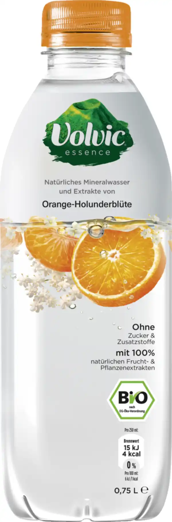 Bild 2 von Volvic Essence Orange-Holunderblüt, 750 ml
