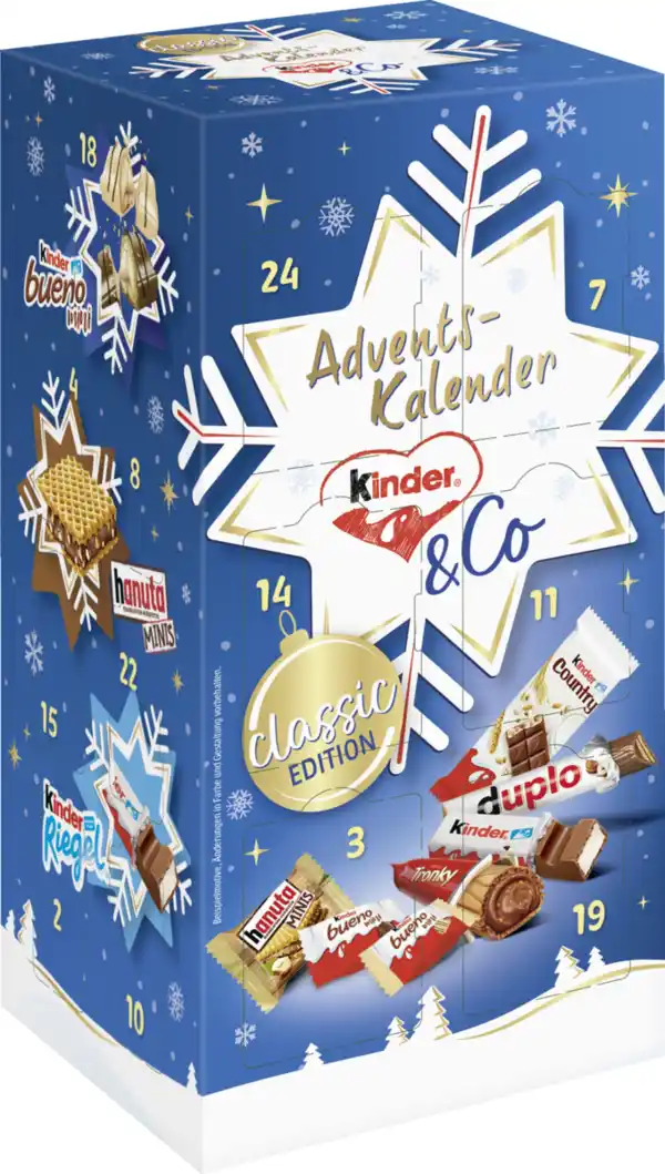 Bild 1 von Ferrero Kinder Adventskalender 2024, 295 g