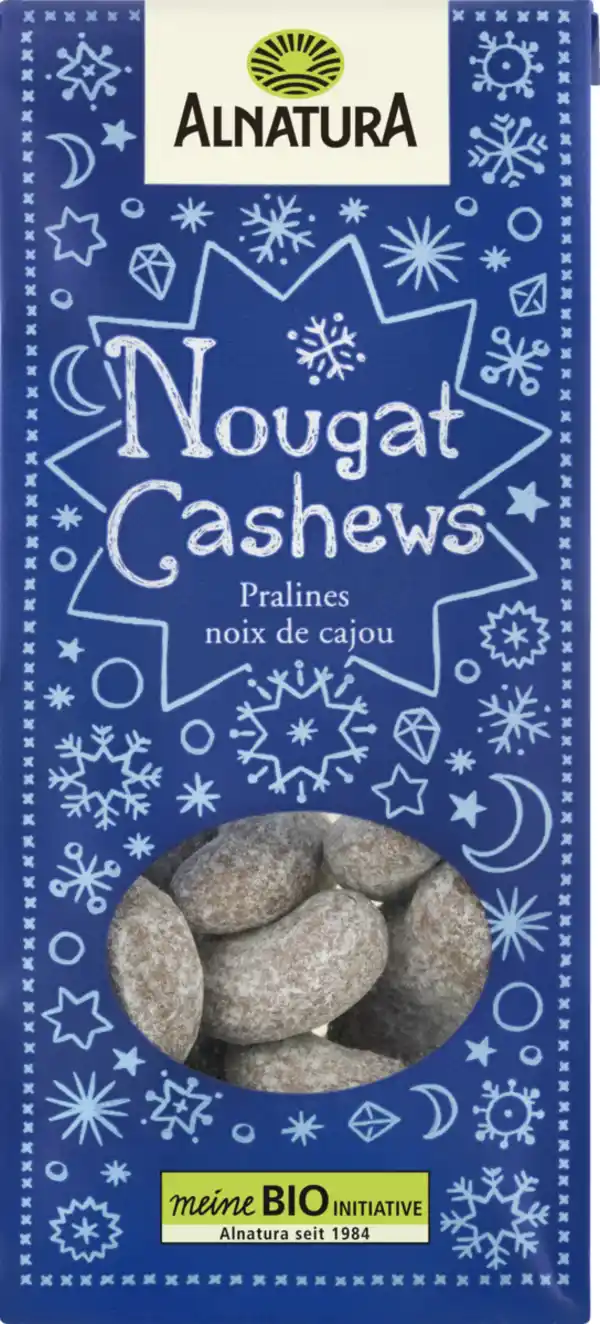Bild 1 von Alnatura Bio Nougat Cashews, 90 g