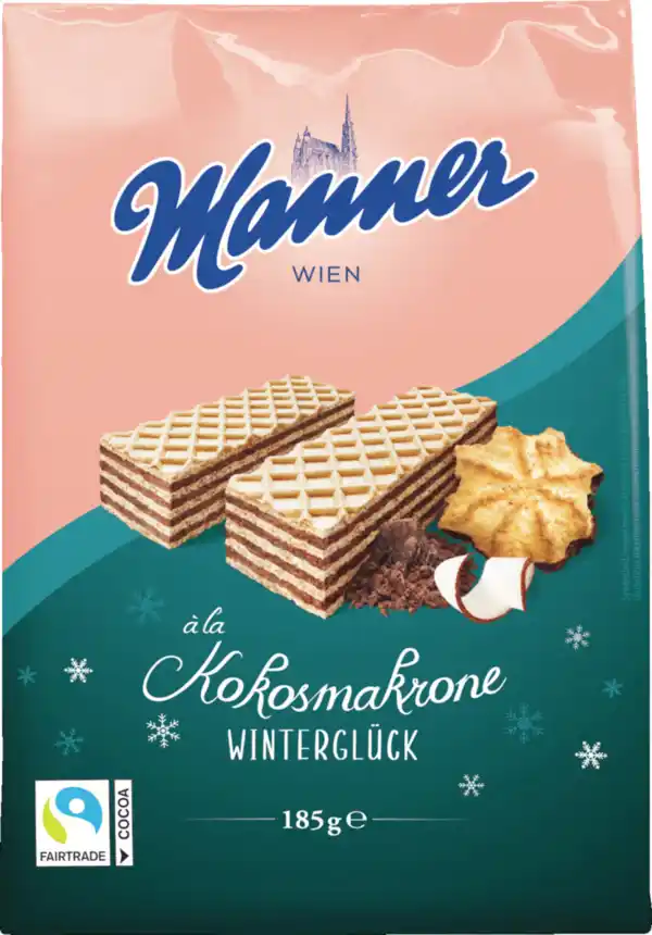 Bild 1 von Manner Kokos-Makrone Winterglück, 185 g