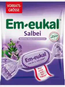 Em-eukal Salbei-Hustenbonbons mit Vitamin C, 150 g