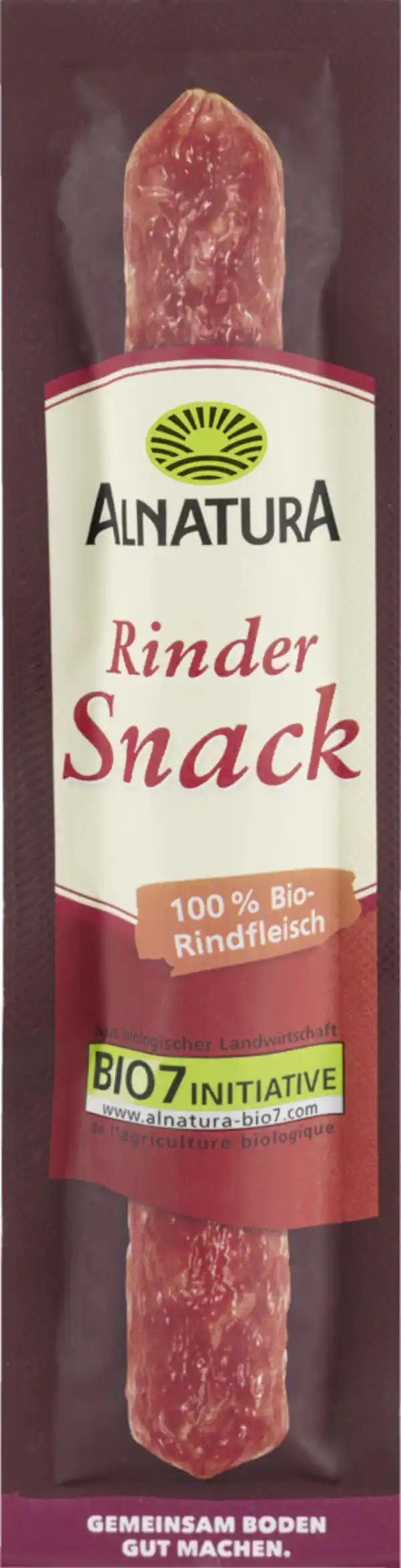 Bild 1 von Alnatura Bio Rinder Salami Snack, 25 g