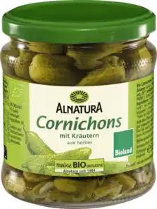 Alnatura Bio Cornichons Bioland, 190 g