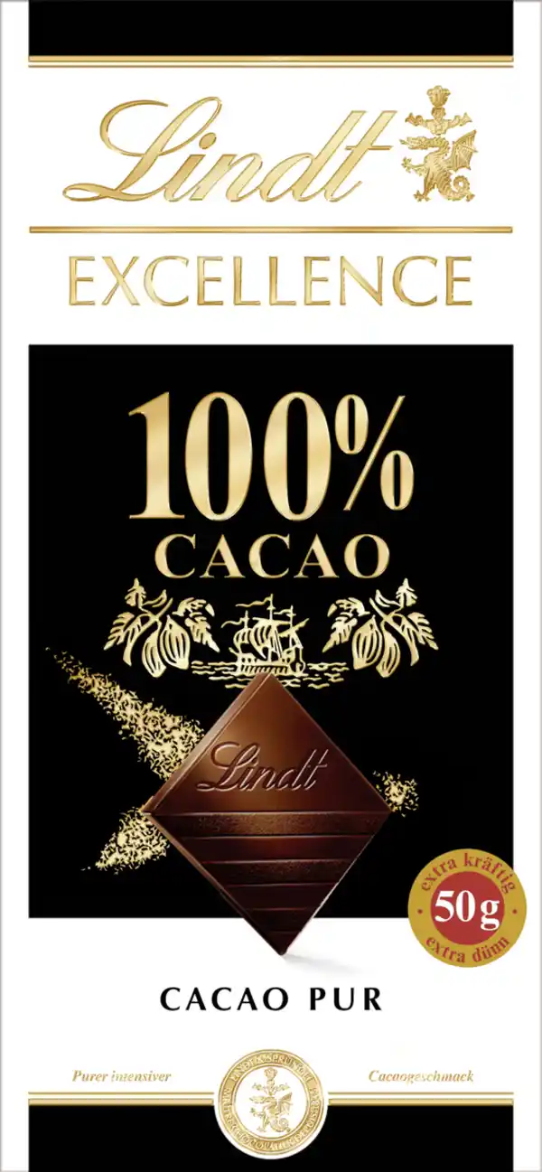 Bild 1 von Lindt EXCELLENCE 100%, 50 g