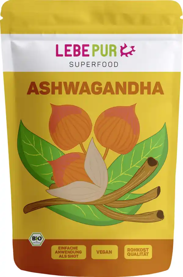 Bild 1 von Lebepur Bio Ashwagandha Pulver, 80 g