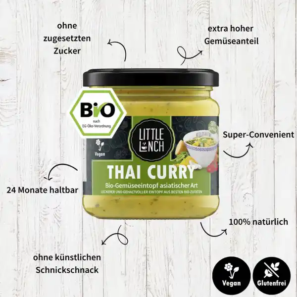 Bild 3 von Little Lunch Bio Thai Curry, 350 ml