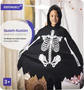 IDEENWELT Halloween Kostüm Skelett