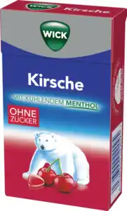 Wick Kirsche, Hustenbonbons mit Eukalyptus, 46 g