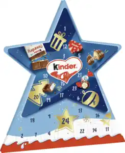 Ferrero Kinder Mix Stern Adventskalender 2024, 149 g