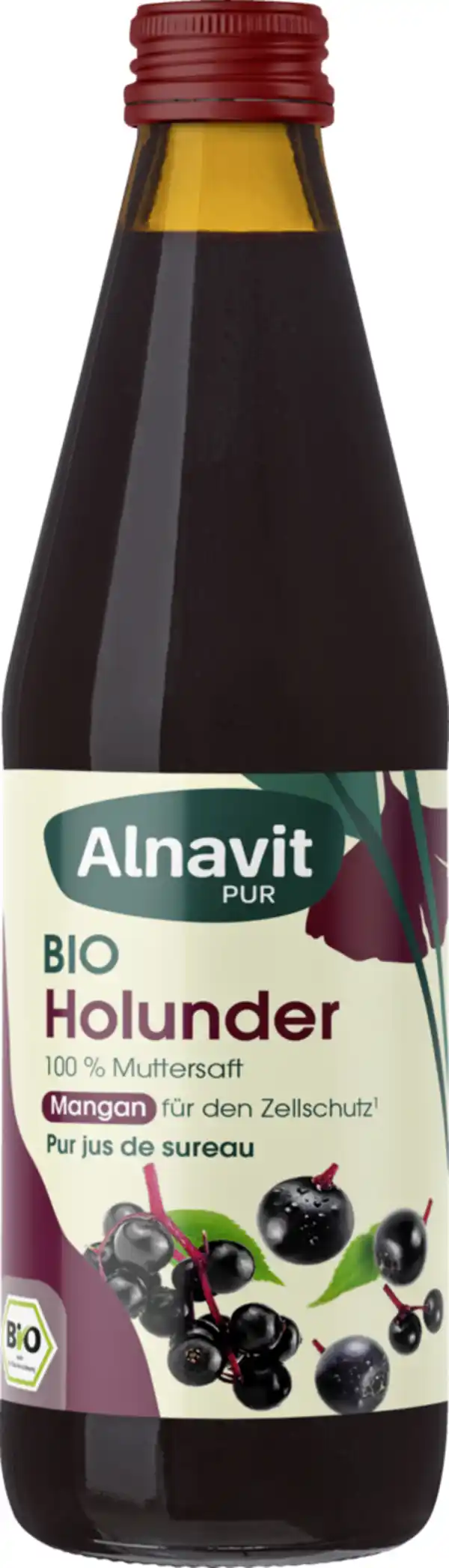 Bild 1 von Alnavit Bio Holunder Muttersaft, 330 ml