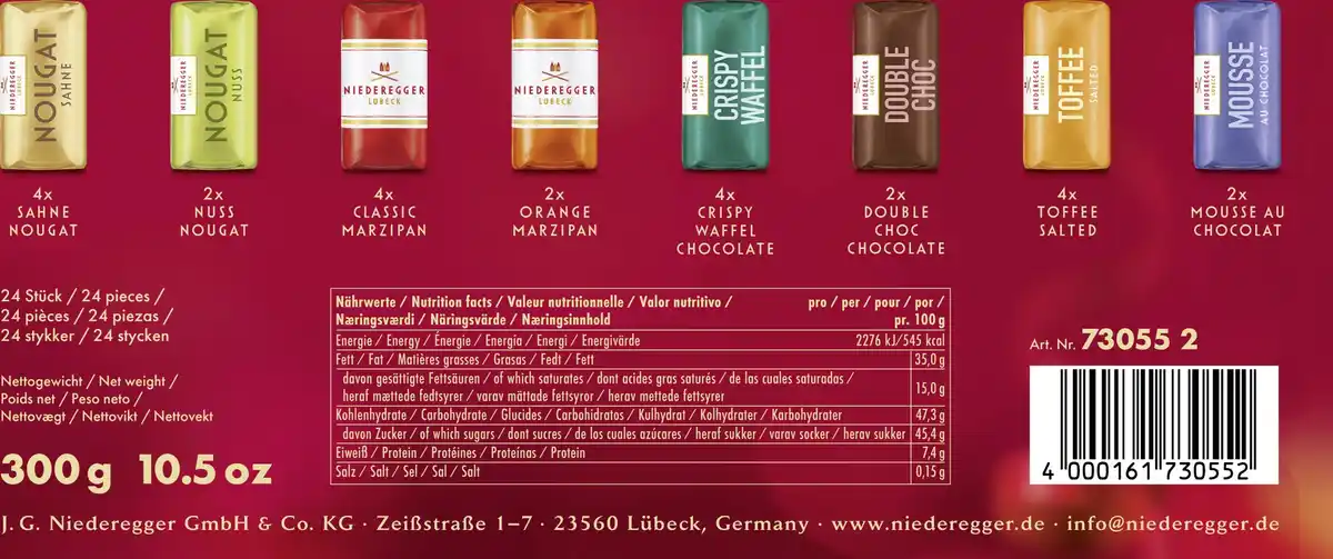 Bild 4 von Niederegger Adventskalender Glamour, 300 g