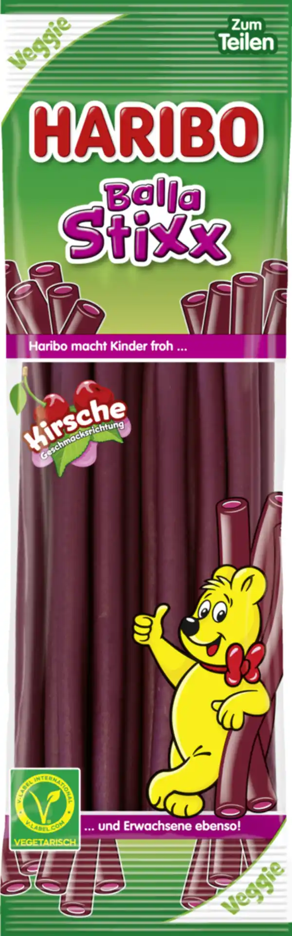 Bild 1 von Haribo Balla Stixx Kirsche, 200 g