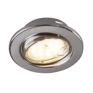toom LED-Einbauleuchte verchromt 350 lm Komplett-Set, 3 Stück